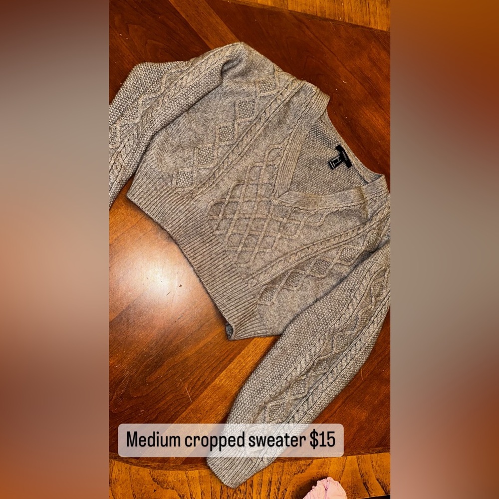 Forever 21 cropped sweater
